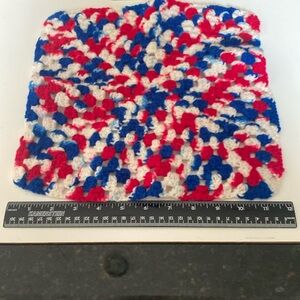 Crocheted Patriotic Doily